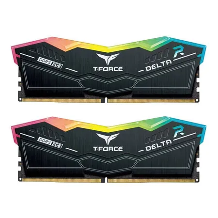 TEAMGROUP T-Force Delta RGB 32GB ( 16GBx2 ) 5200MHz DDR5 RAM (White) ( CL40 )