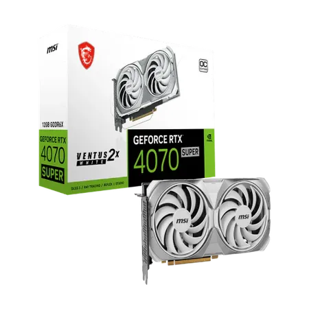 MSI GeForce RTX 4070 Super Ventus 2X White 12GB Nvidia Graphic Card