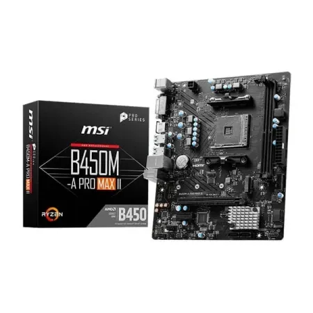 MSI B450M-A Pro Max DDR4 AMD AM4 MATX PCI-E 2.0 Gaming Motherboard