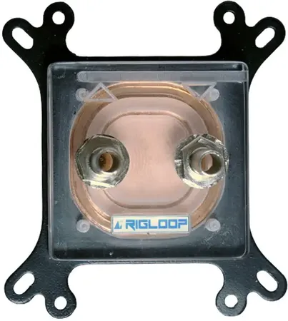 Rigloop CPU Water Cooling Block – G1 / 4" Thread, Copper Base for Intel & AMD - Liquid Cooling Processor Cooler