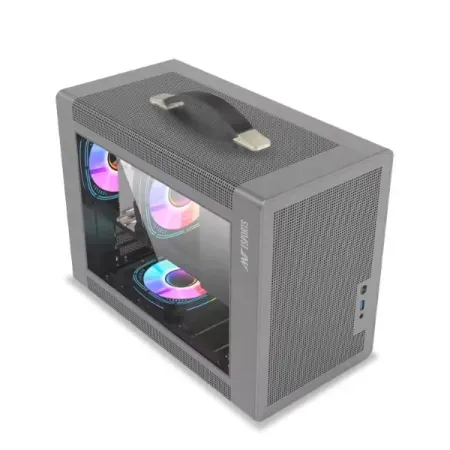 Ant Esports Box C Air M-Atx Mid Tower Cabinet (Grey) (BOX-C-AIR-GREY)