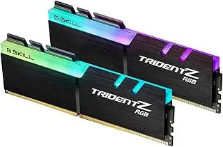 G.Skill Trident Z RGB Series 64GB (2 x 32GB) 288-Pin SDRAM (PC4-28800) DDR4 3600 CL18-22-22-42 1.35V Dual Channel Desktop Memory Model F4-3600C18D-64GTZR