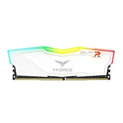 Teamgroup Delta RGB 16GB (16GBx1) DDR4 3600MHz White Memory TF4D416G3600HC18J01