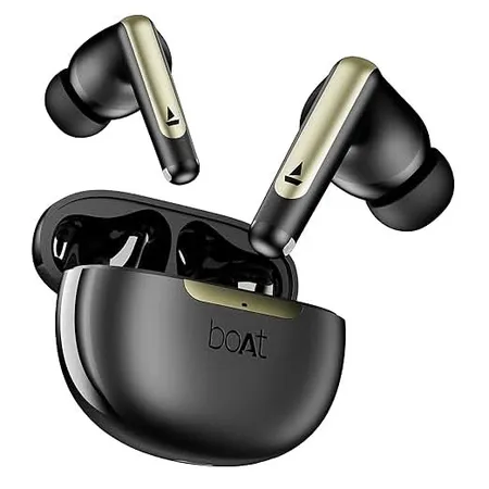 Boat Airdopes 141 Elite ANC TWS Ear Buds Wireless Earphones with mic (Black)