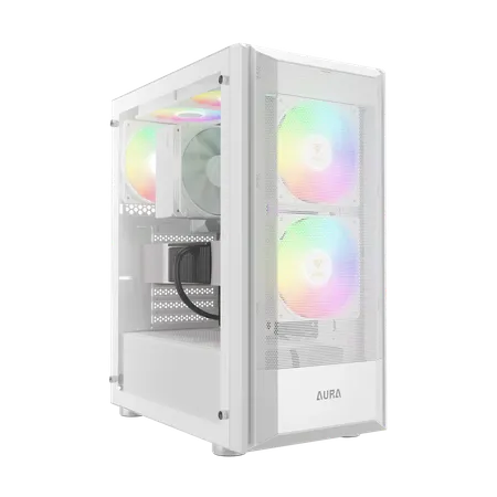 Gamdias Aura GC6 Argb Mid Tower Gaming Cabinet (AURA-GC6-ARGB-BLACK)