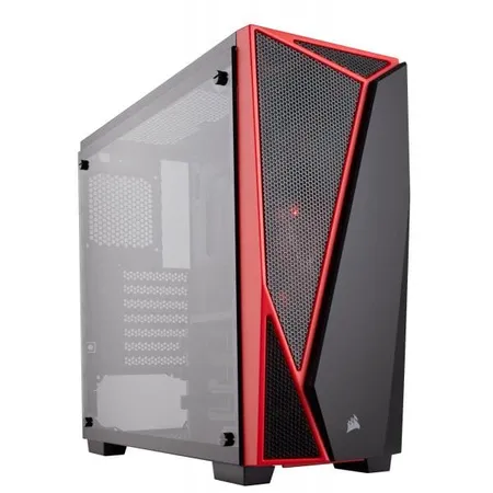 CORSAIR Spec 4 ATX Mid Tower Cabinet ( Black/Red )