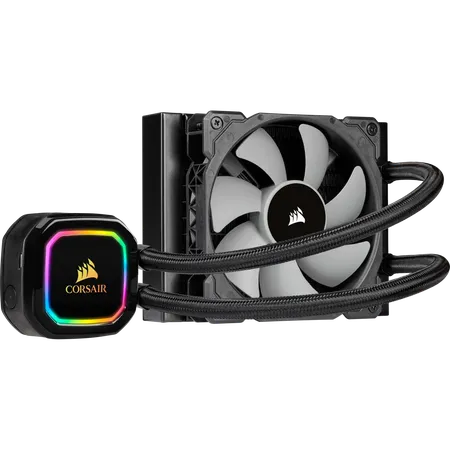 CORSAIR ICUE H60I RGB PRO XT, 120MM RADIATOR, SINGLE 120MM PWM FAN, SOFTWARE CONTROL, LIQUID CPU COOLER (CW-9060049-WW)