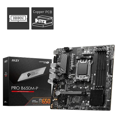 MSI PRO B650M-P Motherboard...