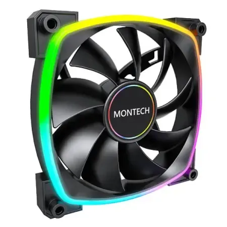 Montech AX140 ARGB 140mm Black PWM Fan