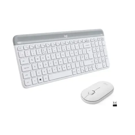 Logitech MK470 Slim Combo White Colour
