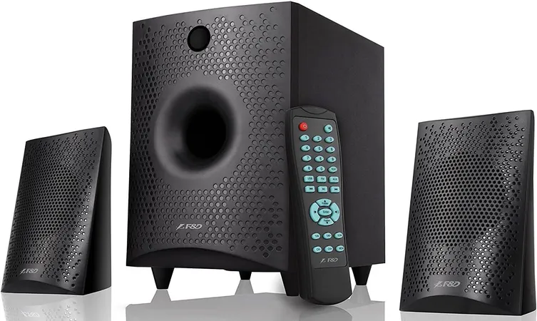 F&D F210X 2.1 CHANNEL MULTIMEDIA SPEAKER (BLACK) | WIRELESS BLUETOOTH SPEAKERS