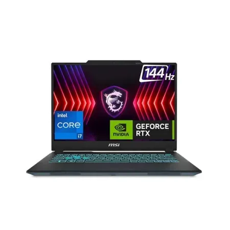 MSI Cyborg 14 Intel Core i7 13th Gen 13620H – (16 GB/512 GB SSD/Windows 11 Home/6 GB Graphics/NVIDIA GeForce RTX 4050) Cyborg 14 A13VE-201IN Gaming Laptop (14 inch, Translucent Black, 1.6 kg, With MS Office)