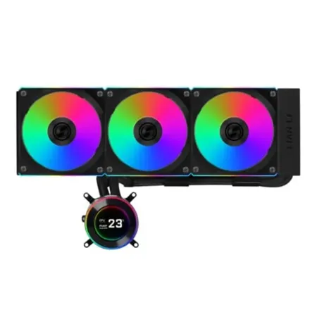 Lian Li Hydroshift II LCD-C 360CL 360mm CPU Liquid Cooler Black (G89-GHS2LCD36RB-IN)