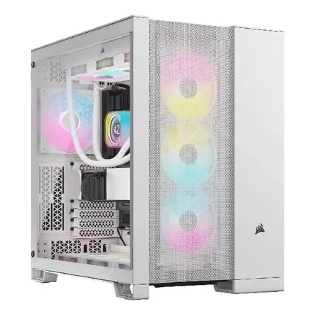 Corsair 6500D Airflow E-Atx Mid Tower Cabinet (White) (CC-9011260-WW)
