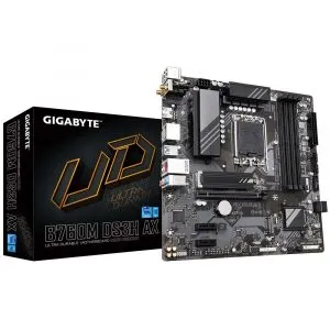 Gigabyte B760M Ds3h AX DDR5 Intel 13th and 12th Gen LGA 1700 M-ATX Motherboard Supports Intel 12th, 13th & 14th Gen Processors14
