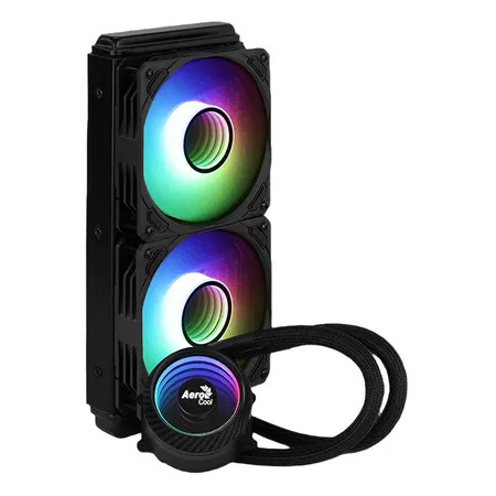 Dawg L240 AIO ARGB 240mm CPU Liquid Cooler (L240AIO-BLACK)