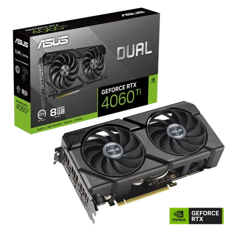 ASUS Dual GeForce RTX 4060 Ti EVO 8GB OC White Graphic Card