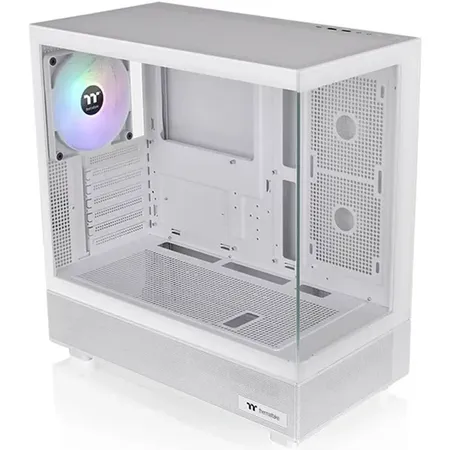 Thermaltake View 270 TG ARGB Mid Tower Tempered Glass Computer Case - Snow White