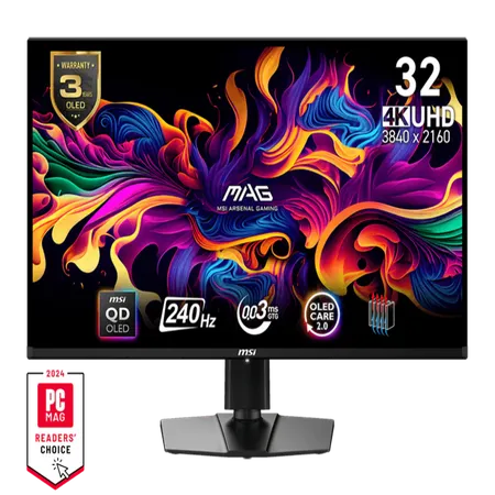 MSI MAG 321UP QD-OLED 32 Inch 165Hz 4K UHD Gaming Monitor