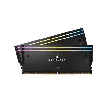 Corsair Dominator Titanium 32GB (2x16GB) DDR5 RAM 7200MHz CL34 Gaming Desktop Memory-Black