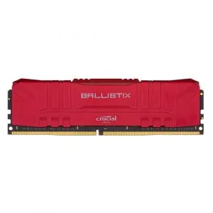 Crucial Ballistix 16GB DDR4-2666 Desktop Gaming Memory (Red) BL16G26C16U4R