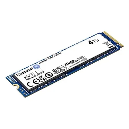 Kingston NV3 4TB Gen4.0 NVMe M.2 Internal SSD (SNV3S/4000G)