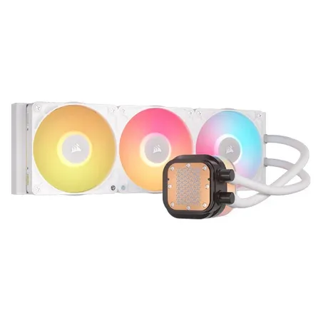 CORSAIR iCUE Link Titan 360 RX RGB 360mm CPU Liquid Cooler ( With LCD Display ) ( White )