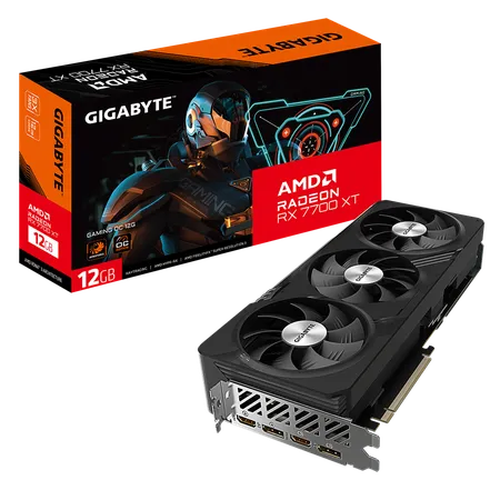 GIGABYTE GeForce RTX 7700 XT Gaming OC 12GB AMD Graphic Card
