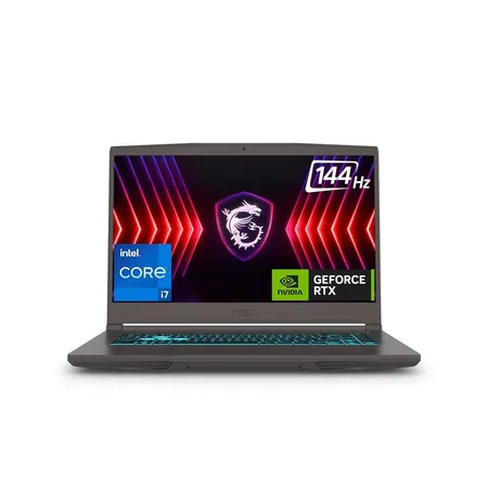 MSI Thin 15, Intel Core i7-12650H, 40CM FHD 144Hz Gaming Laptop(16GB/512GB NVMe SSD/Windows 11 Home/NVIDIA GeForce RTX 4050,GDDR6 6GB/Cosmos Gray/1.86Kg), B12VE-1688IN