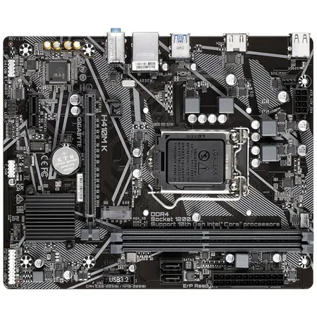 Gigabyte H410M-K Intel H410 LGA1200 DDR4 Micro-ATX Motherboard