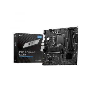Msi Pro B760M-P Ddr4 Lga1700 Matx Motherboard