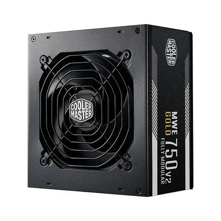 Cooler Master MWE 750 Gold V2 80 Plus Gold Certified Fully Modular Power Supply Unit - Black