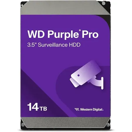 Western Digital Purple Pro 14TB 3.5" SATA 7200RPM Surveillance Hard Disk Drive