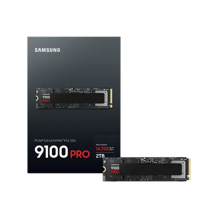 Samsung 9100 Pro 2TB PCIe Gen 5.0 NVMe M.2 Internal SSD (MZ-VAP2T0BW)