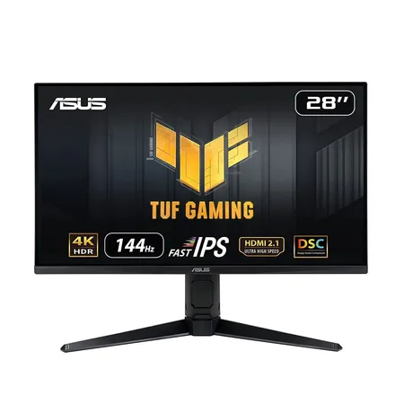 ASUS TUF Gaming VG28UQL1A Gaming Monitor (1ms Response Time, 144Hz Refresh Rate, Frameless 4K UHD IPS Panel, Speakers)