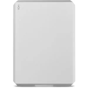 LaCie 1TB Portable USB 3.1 Gen 2 Type-C External SSD Moon Silver