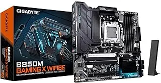 GIGABYTE B850M Gaming X WIFI6E AMD AM5 LGA 1718 Motherboard, mATX, DDR5, 2X M.2, PCIe 5.0, USB-C, WIFI6E, 2.5GbE LAN, EZ-Latch, 5-Year Warranty