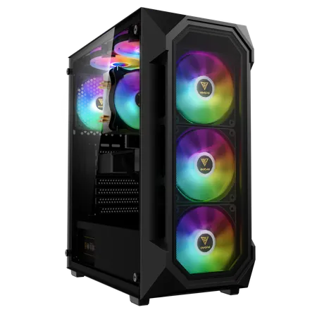 GAMDIAS Athene GC1 Elite RGB ATX Mid Tower Cabinet (Black)