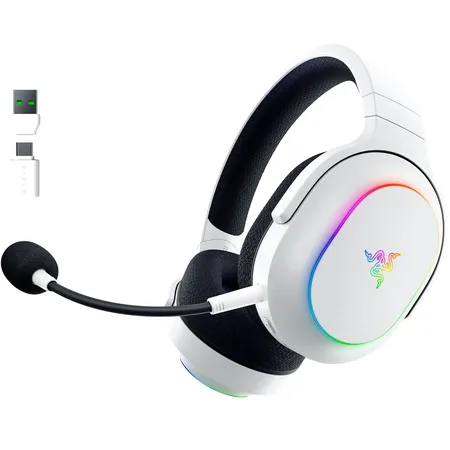 RAZER BARRACUDA X CHROMA - WIRELESS MULTI-PLATFORM GAMING AND MOBILE HEADSET - WHITE RZ04-05220200-R3M1