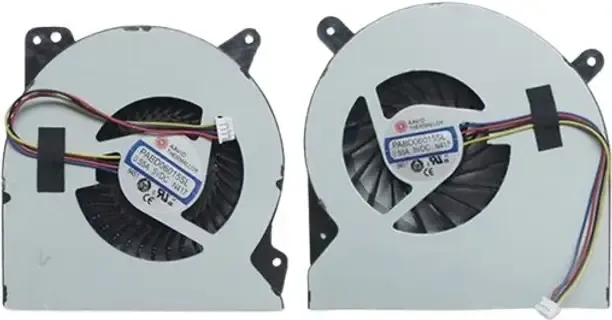 Sparefly CPU GPU Fan Compatible For Asus G750 G750J G750JS G750JM G750JW G750JX 12V Pair Cooling Fan Laptop Cooler