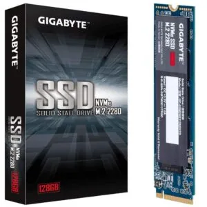 GIGABYTE 128GB M.2 NVMe Gen3 Internal Solid State Drive (SSD)
