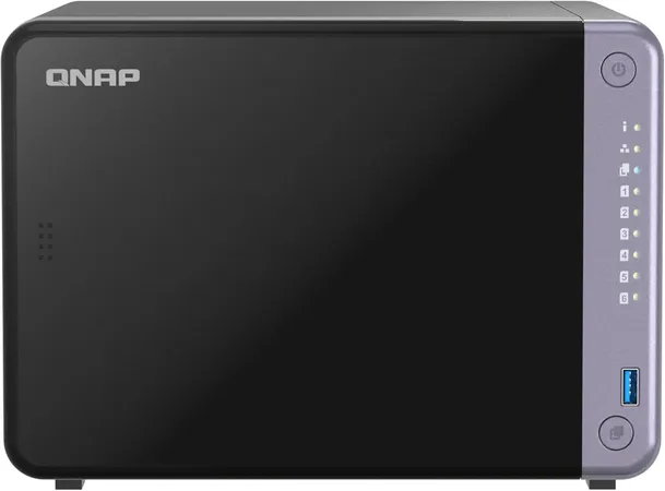 QNAP TS-632X-4G-US 6 BAY 10GBE DESKTOP NAS WITH ARM ALPINE AL524 QUAD-CORE PROCESSOR AND 4 GB DDR4 RAM (DISKLESS)