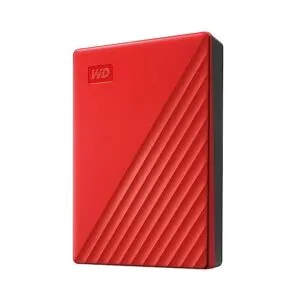 WD 4TB My Passport Portable External Hard Drive Red