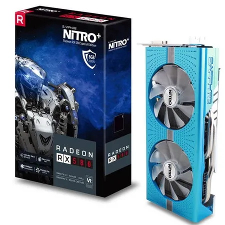 SAPPHIRE Nitro+ Radeon RX 580 Special Edition 8GB AMD Graphic Card