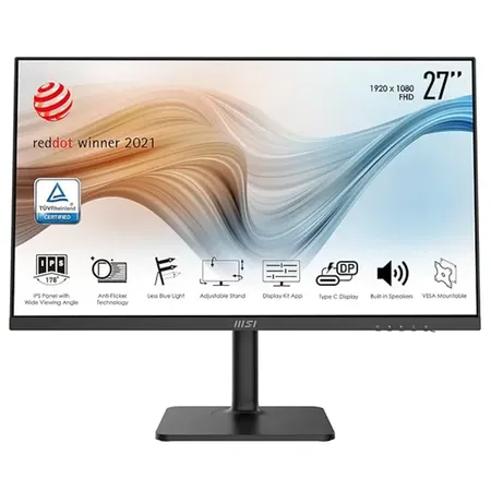 MSI Modern MD271P 27″ 75Hz IPS FHD Business Monitor USB‑C