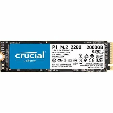CRUCIAL P1 2TB M.2 NVME Gen3 Internal Solid State Drive ( SSD )
