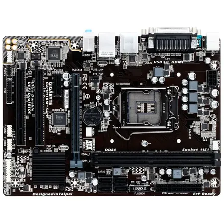 Gigabyte GA-H110M-S2PH Intel H110 LGA1151 Socket DDR4 Micro-ATX Motherboard