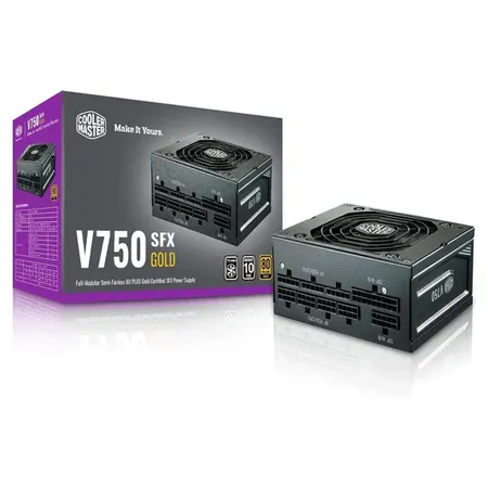 Cooler Master V750 SFX Gold 750W ATX 3.1 80 Plus Gold Fully Modular Power Supply