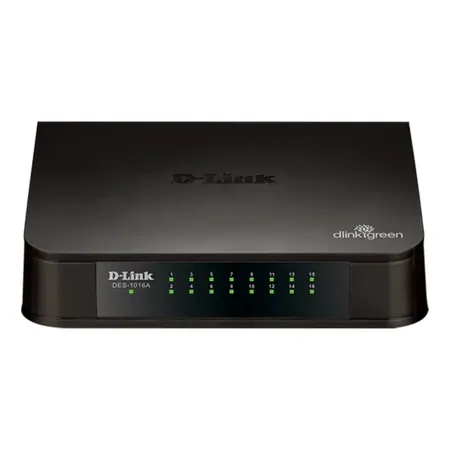 D-Link DES‑1016A 16‑Port Fast Ethernet Unmanaged Switch