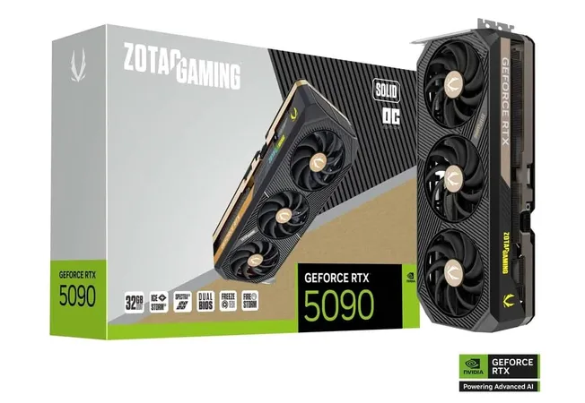 Zotac GAMING GeForce RTX 5090 SOLID OC 32GB GDDR7 (ZT-B50900J-10P)
